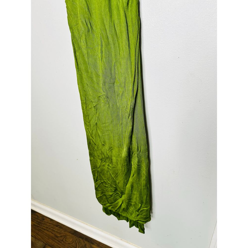 ATLEIN Green Crewneck Sleeveless Knit Midi Layered Bodycon Sheath Dress Size XS - Picture 5 of 14